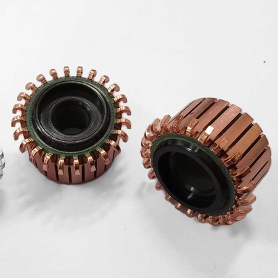 ODM Elektrik Motoru Yedek Parçaları Kanca Tipi Armatür Komütatörü