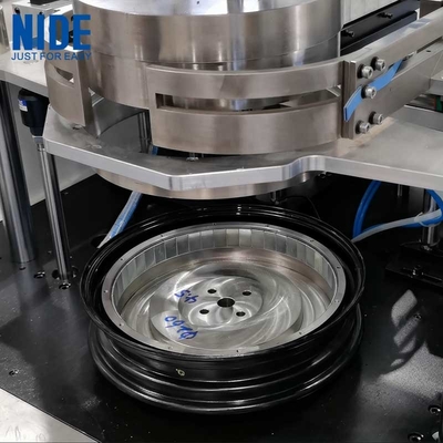 Otomatik Tekerlek Motor Rotor Mıknatıs Ekleme Yapıştırma Makinesi