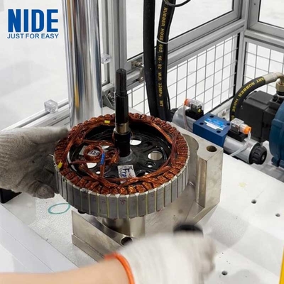 Otomatik Tekerlek Merkezi Motoru Stator Çapa Baskı Makinesi