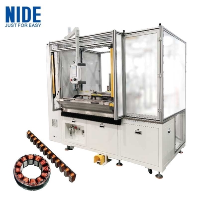 Otomatik Üç Pin Doğrusal Stator Bobin Dolaştırma Makinesi