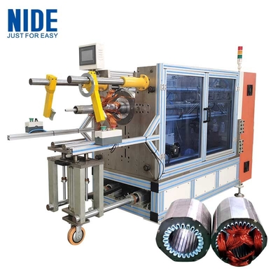 Kama Besleme Modlu Yatay Stator Sarma Yerleştirme Makinesi