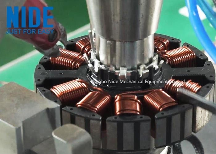 BLDC statör armatür iğne bobin sarma makinesi fırçasız motor için 120 Rpm verimlilik