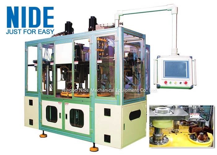 Ipad Operasyonu 3 Fazlı Motor Sarma Makinesi Üç İstasyonlu Orta Tip